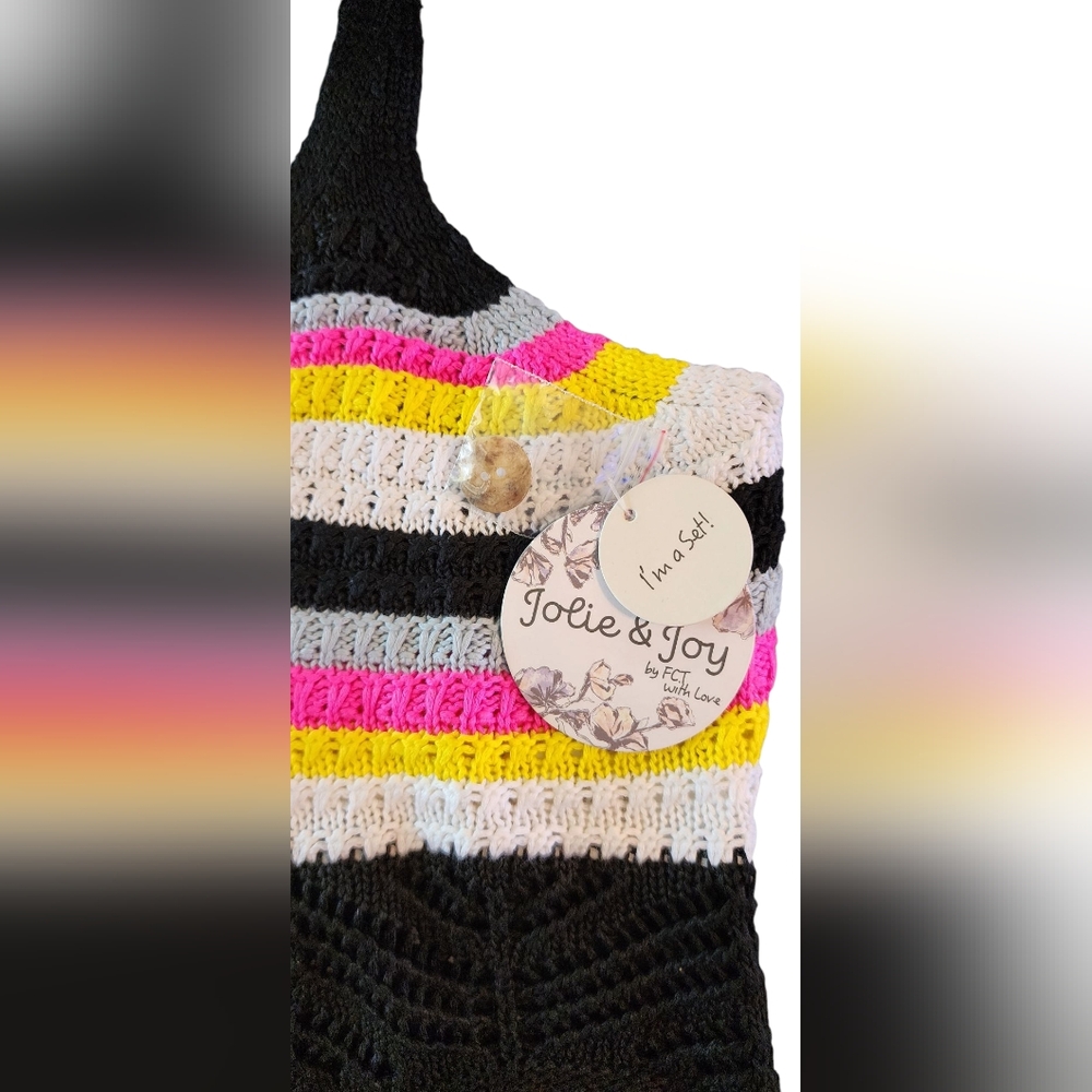 Jolie & Jay Crochet Tank Top & Shorts Set Women's XL NWT - Picture 6 of 12